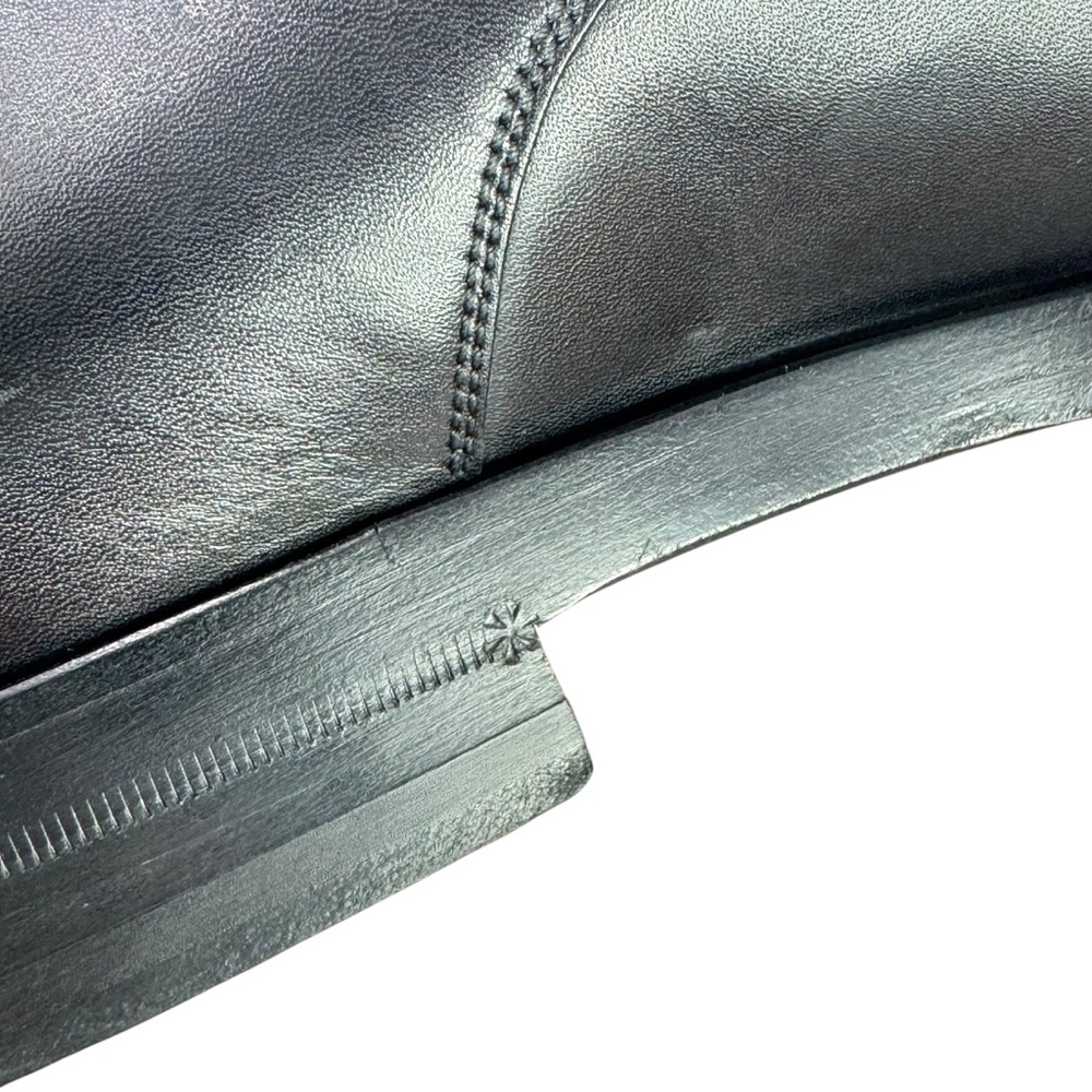 GUCCI Black Leather Studded Men's Derby Made in Italy Marked as 11 - 11.5 US - Picture 10 of 12